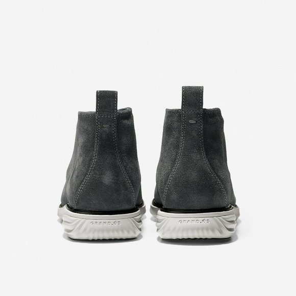 Cole Haan Men's Grand Evolution Dark Gray Suede Chukka Boots 11.5M - New in Box - Picture 6 of 10